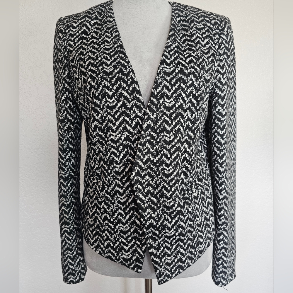 Mario Serrani blazer jacket open front women's M